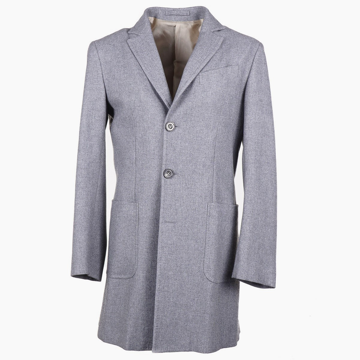 Sartorio Techno Flannel Cashmere Overcoat - Top Shelf Apparel