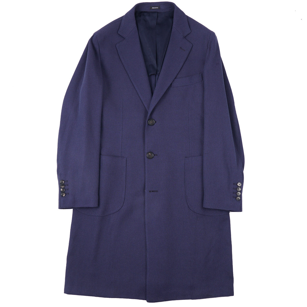 Sartorio Woven Mid-Weight Cotton Overcoat - Top Shelf Apparel