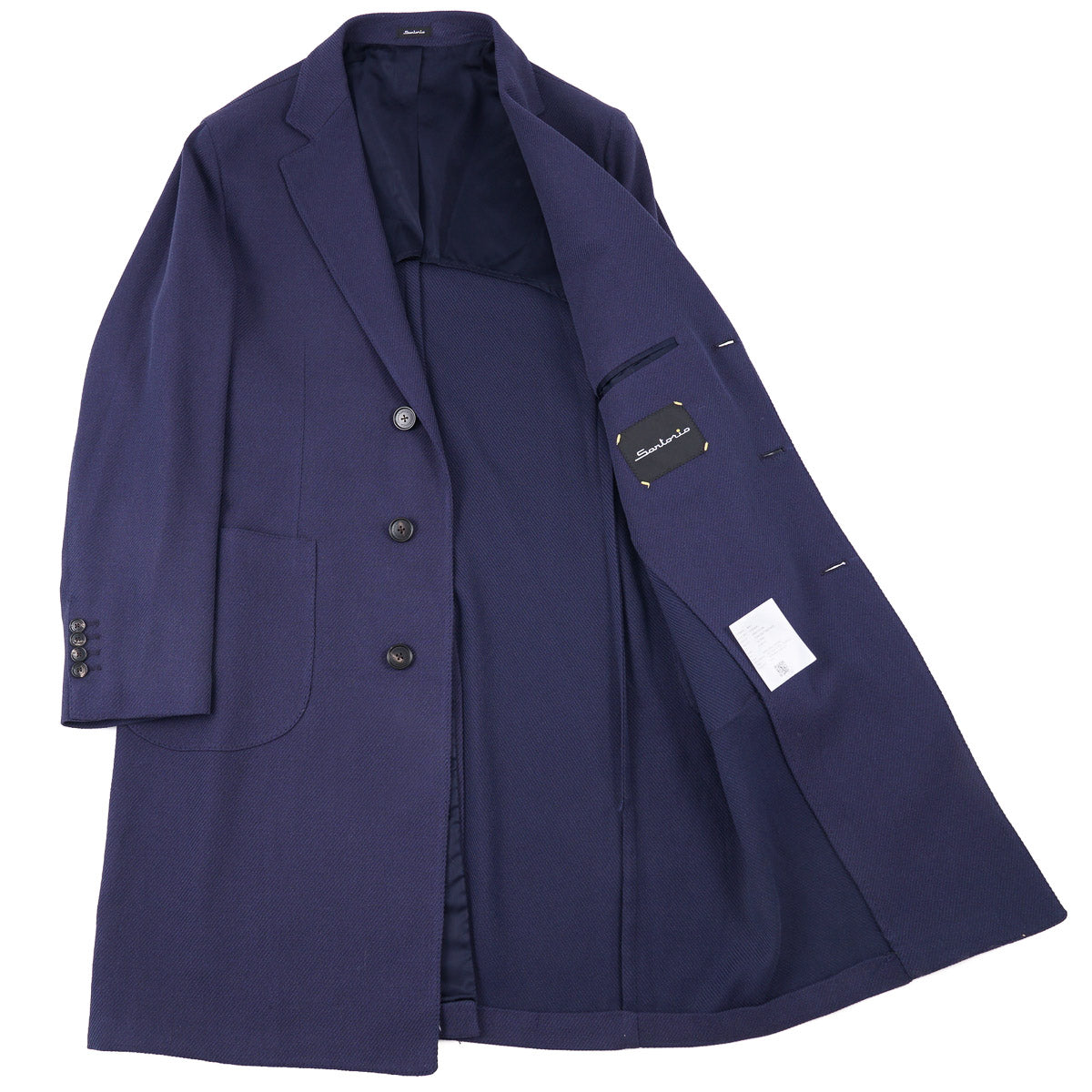 Sartorio Woven Mid-Weight Cotton Overcoat - Top Shelf Apparel