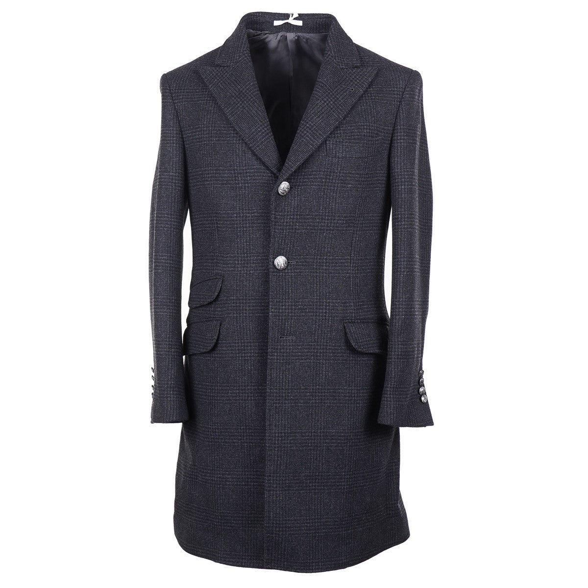 Slim fit wool overcoat hot sale