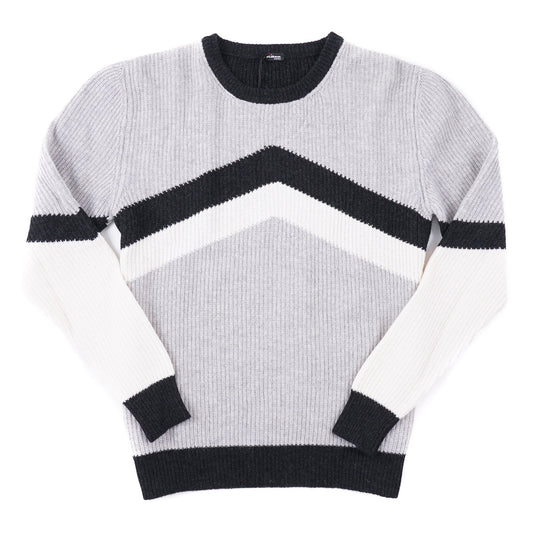 Kiton Colorblock Knit Cashmere Sweater - Top Shelf Apparel