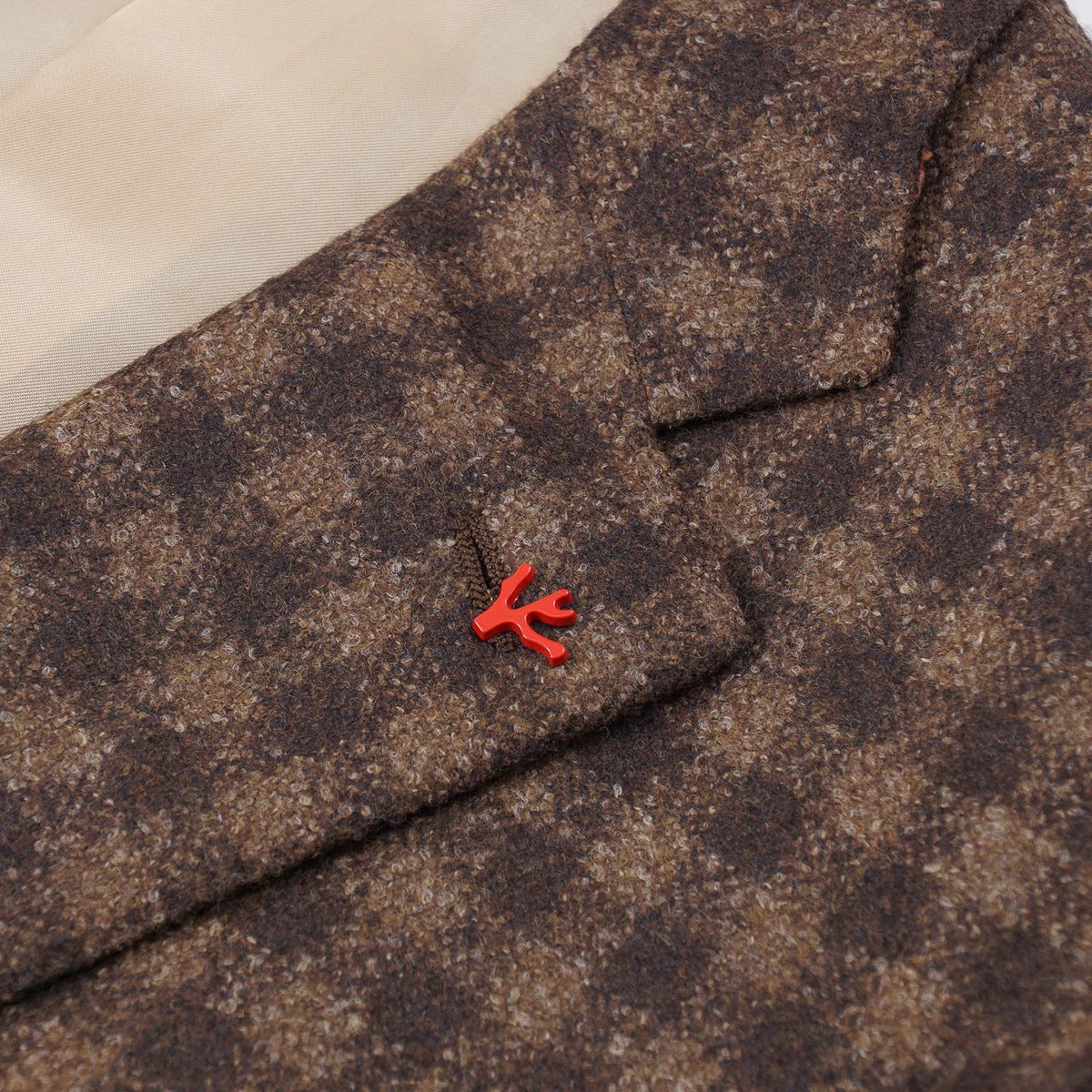 Isaia Slim-Fit Tonal Check Wool Sport Coat - Top Shelf Apparel