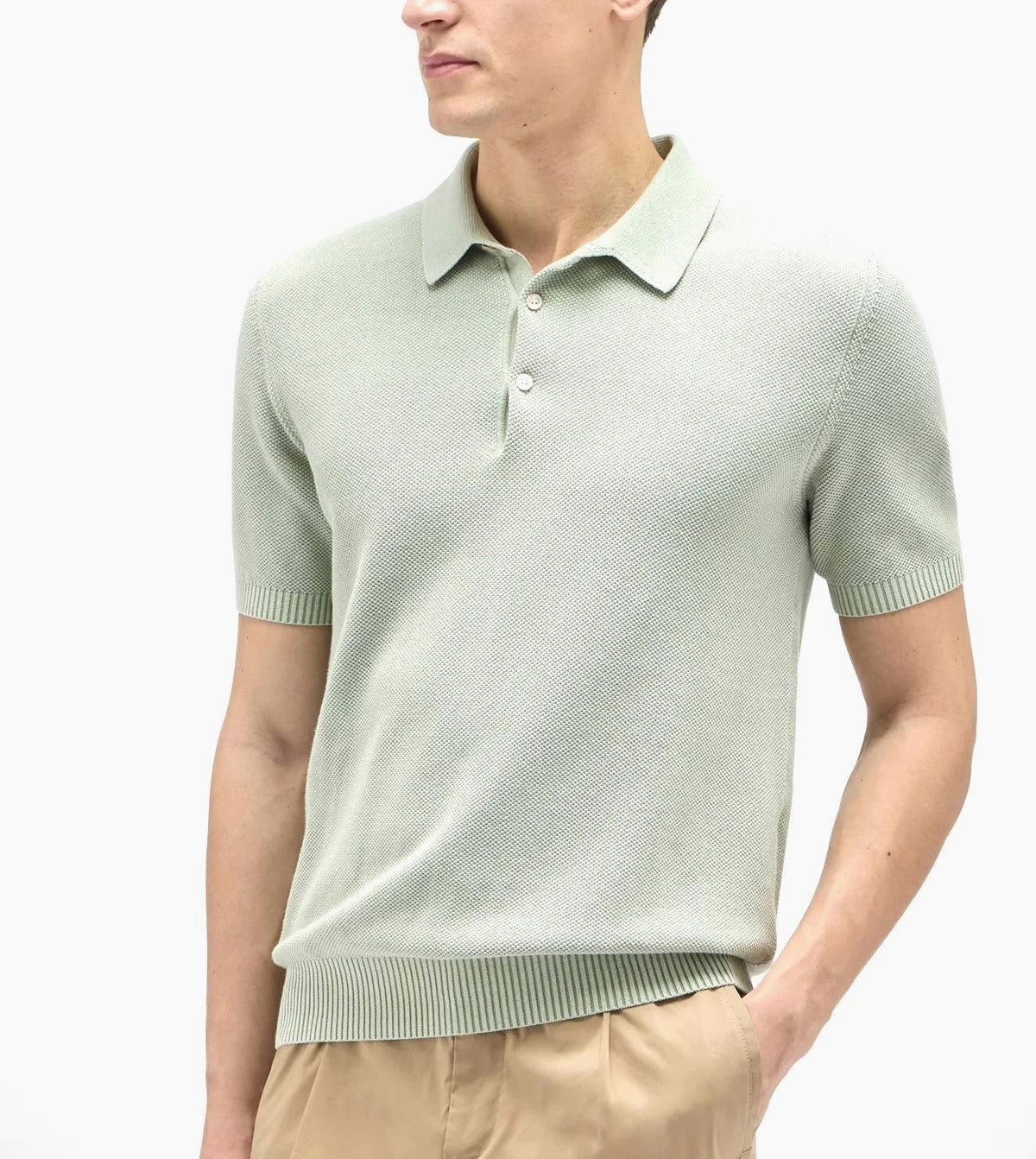 Maurizio Baldassari Pique Knit Cotton Polo - Top Shelf Apparel