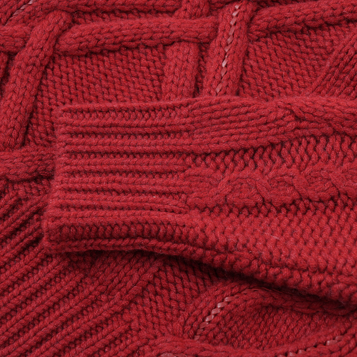 Kiton Cashmere Sweater with Leather Details - Top Shelf Apparel