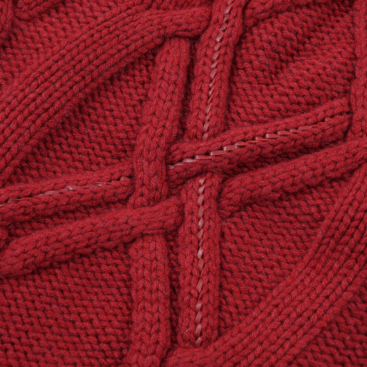 Kiton Cashmere Sweater with Leather Details - Top Shelf Apparel