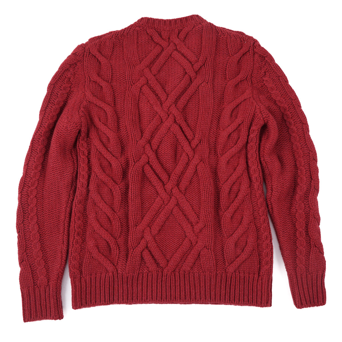 Kiton Cashmere Sweater with Leather Details - Top Shelf Apparel