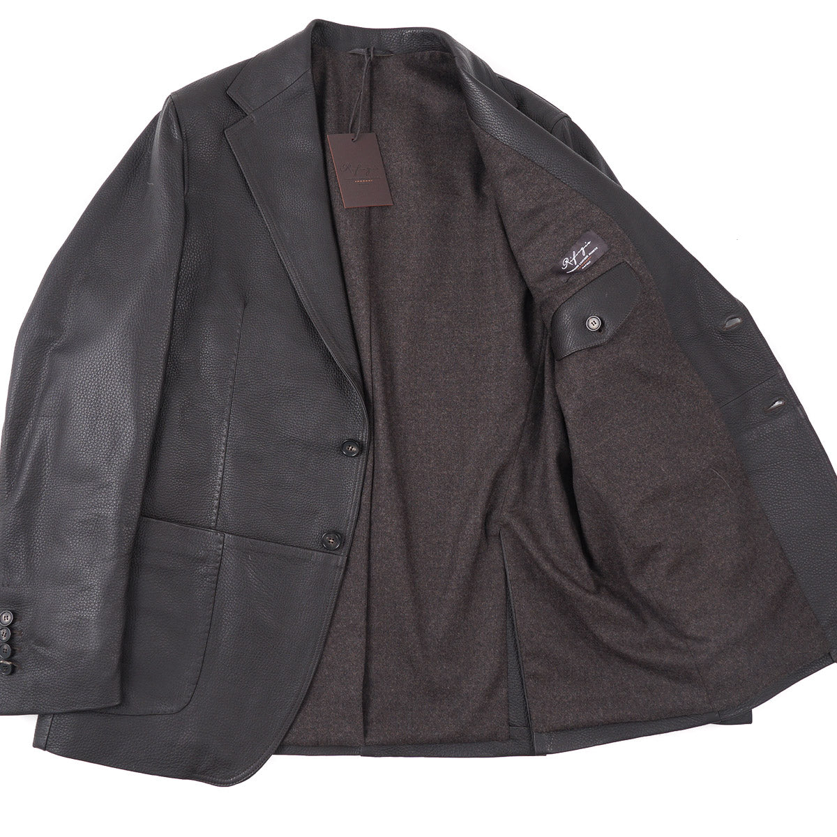 Rifugio Wool-Lined Deerskin Leather Blazer - Top Shelf Apparel