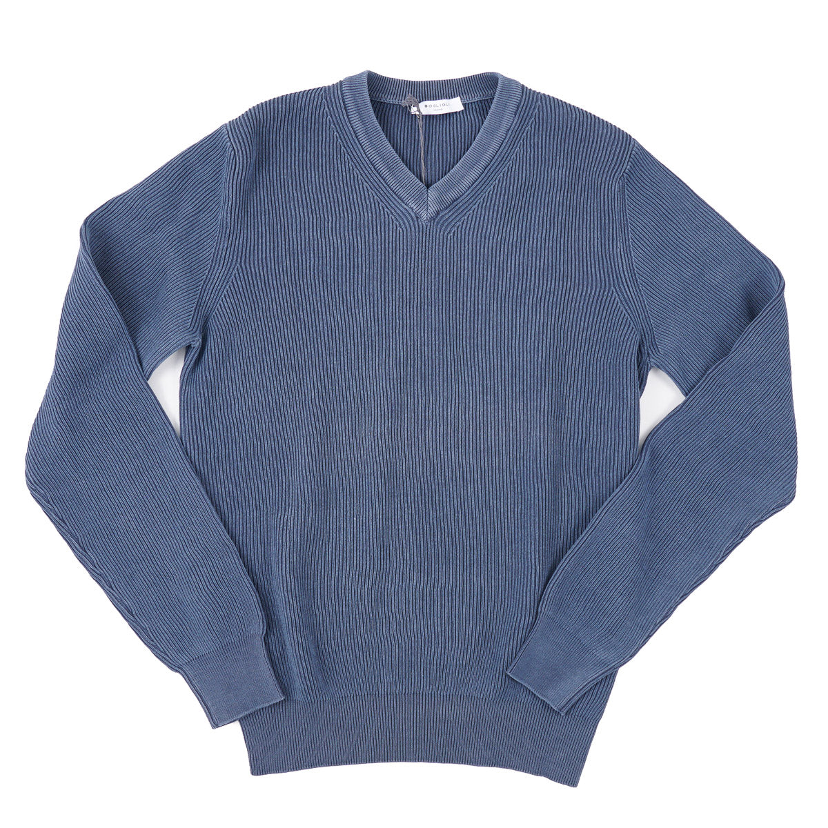 Boglioli Rib-Knit Cotton Sweater - Top Shelf Apparel