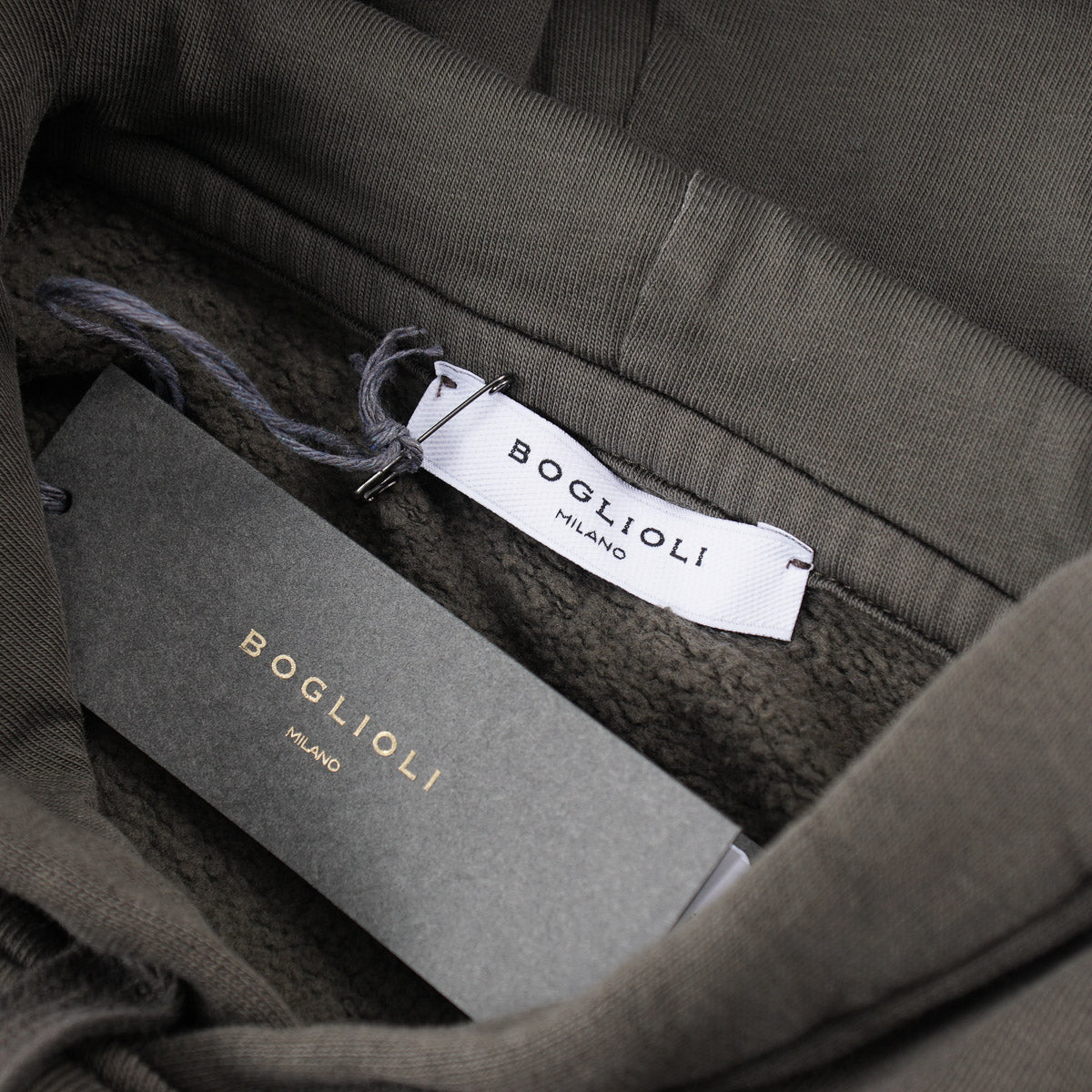 Boglioli Hooded Pullover Cotton Sweatshirt - Top Shelf Apparel