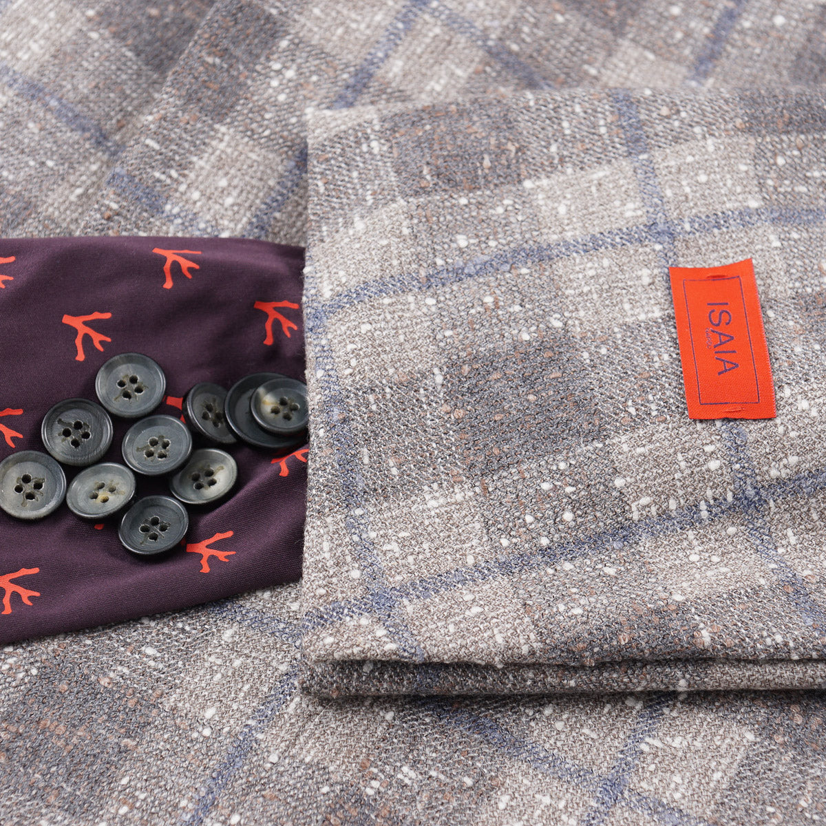 Isaia Mélange Wool-Silk-Linen Sport Coat - Top Shelf Apparel
