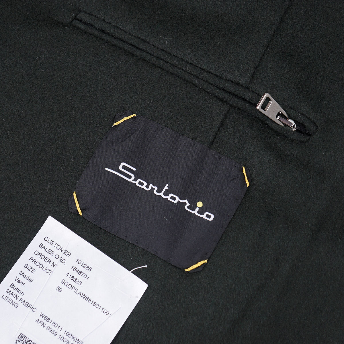 Sartorio Flannel Cashmere Field Jacket