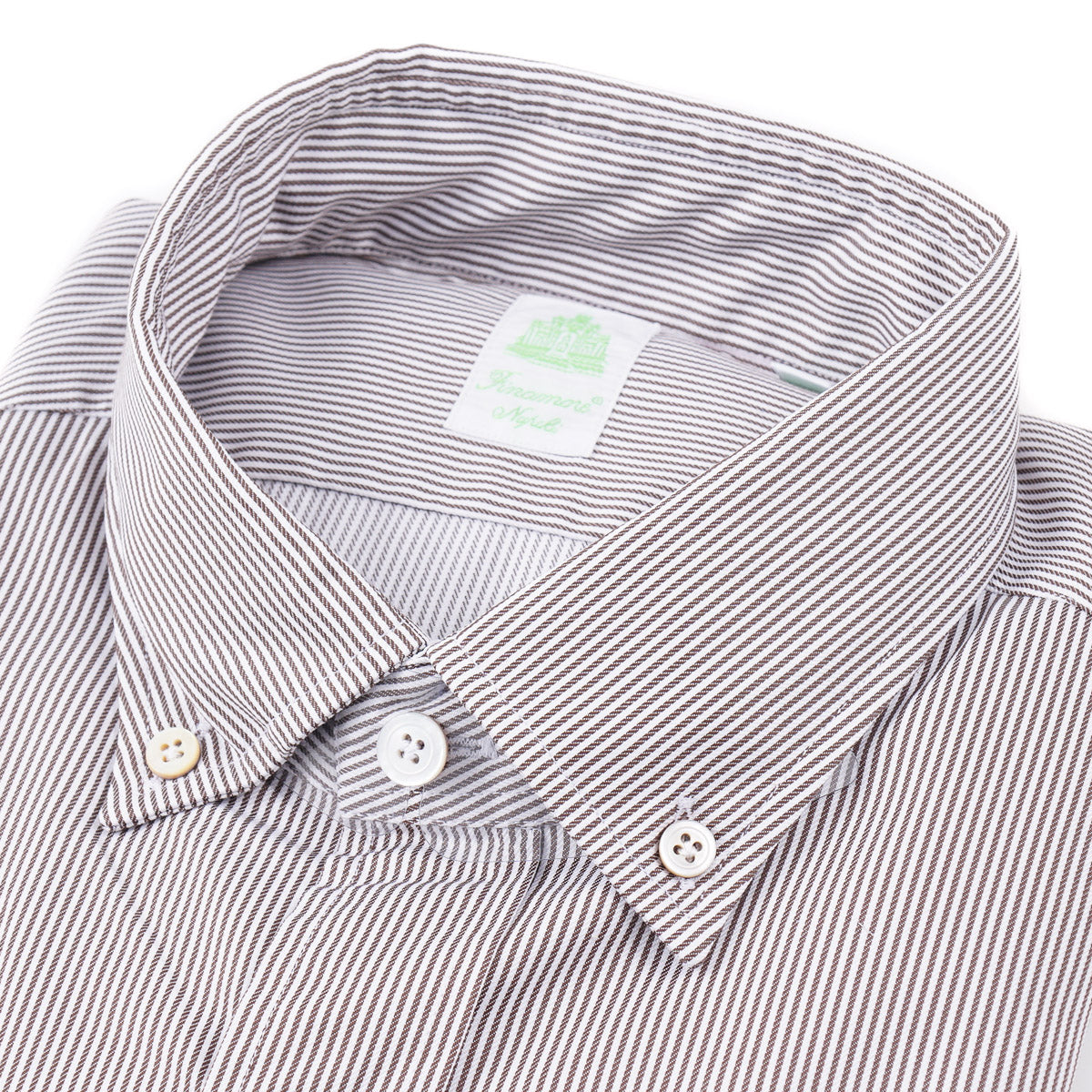 Finamore Slim-Fit Cotton Dress Shirt - Top Shelf Apparel