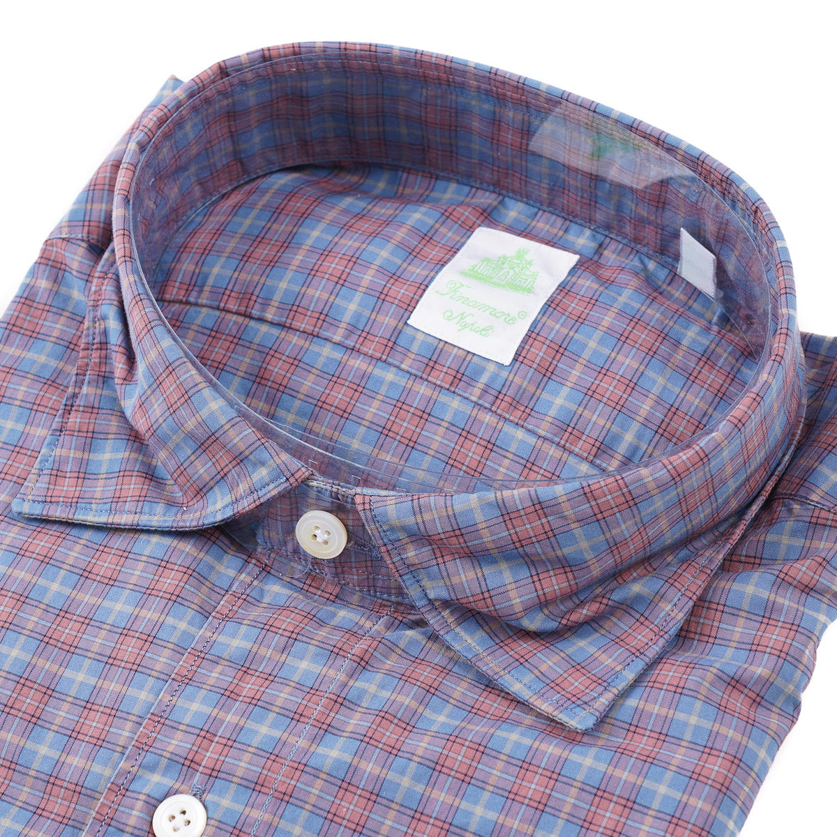 Finamore Lightweight Cotton Dress Shirt - Top Shelf Apparel