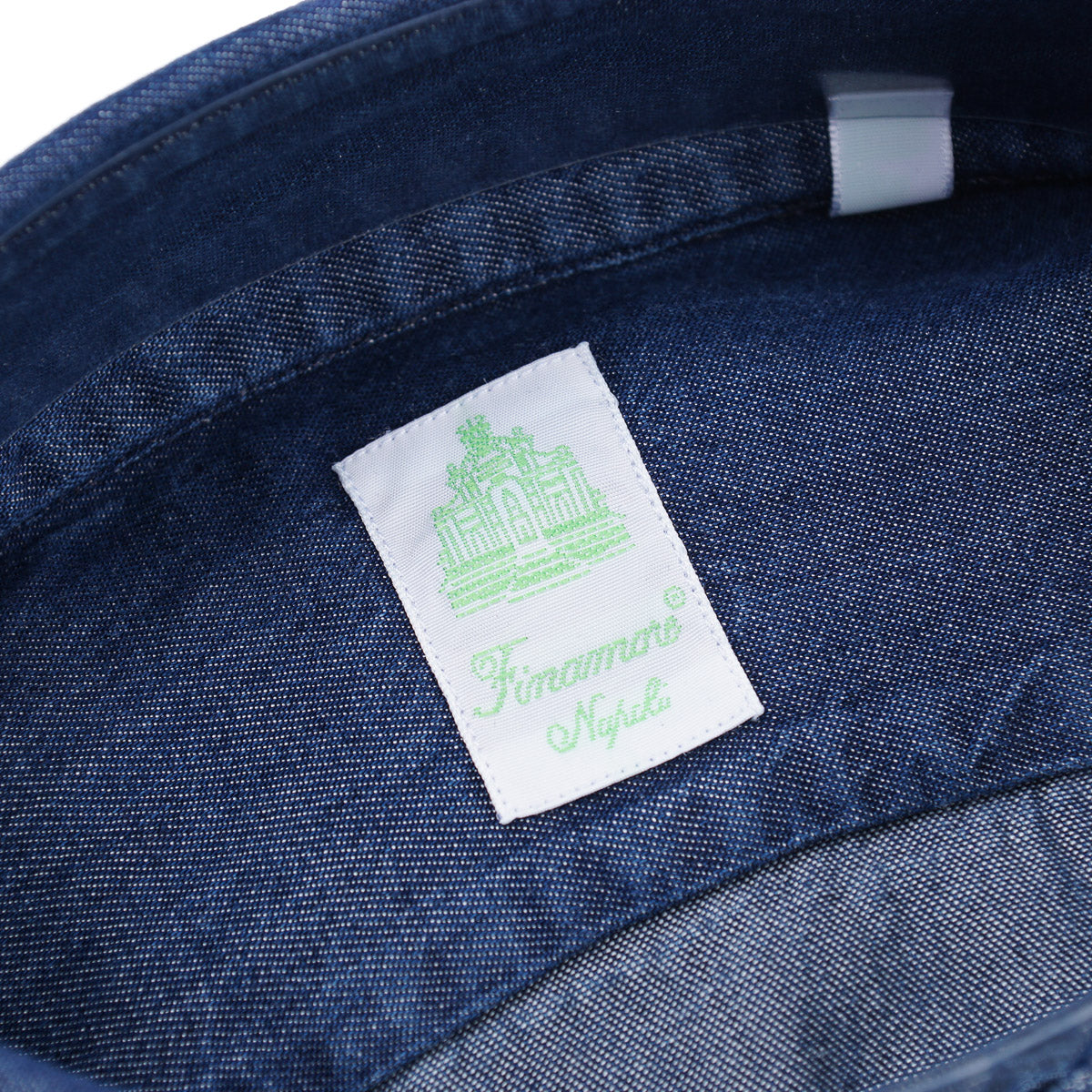 Finamore Soft Lyocell 'Denim' Shirt - Top Shelf Apparel