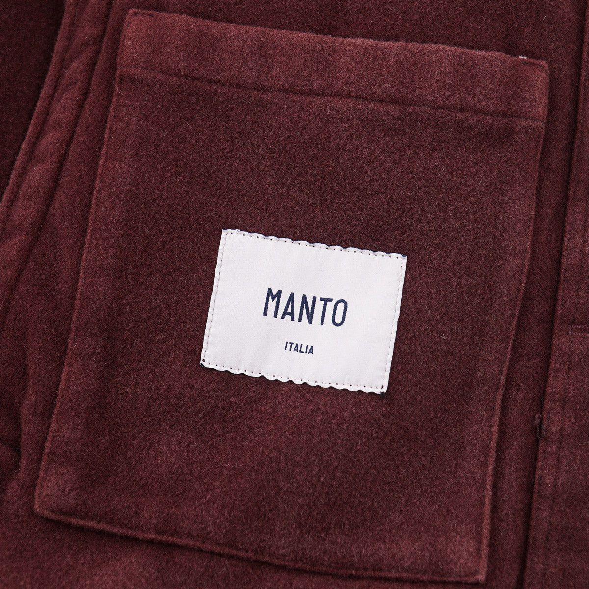 Manto Unlined Flannel Wool Jacket