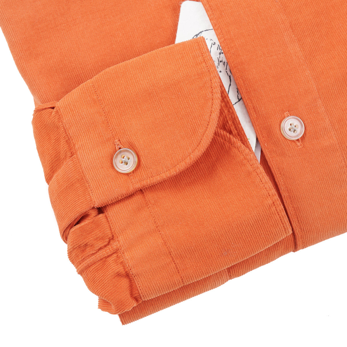 Finamore Corduroy Cotton Sport Shirt - Top Shelf Apparel