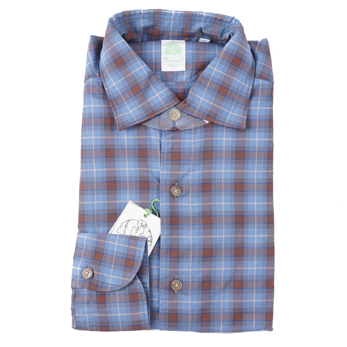 Finamore Extra-Slim Cotton Dress Shirt - Top Shelf Apparel
