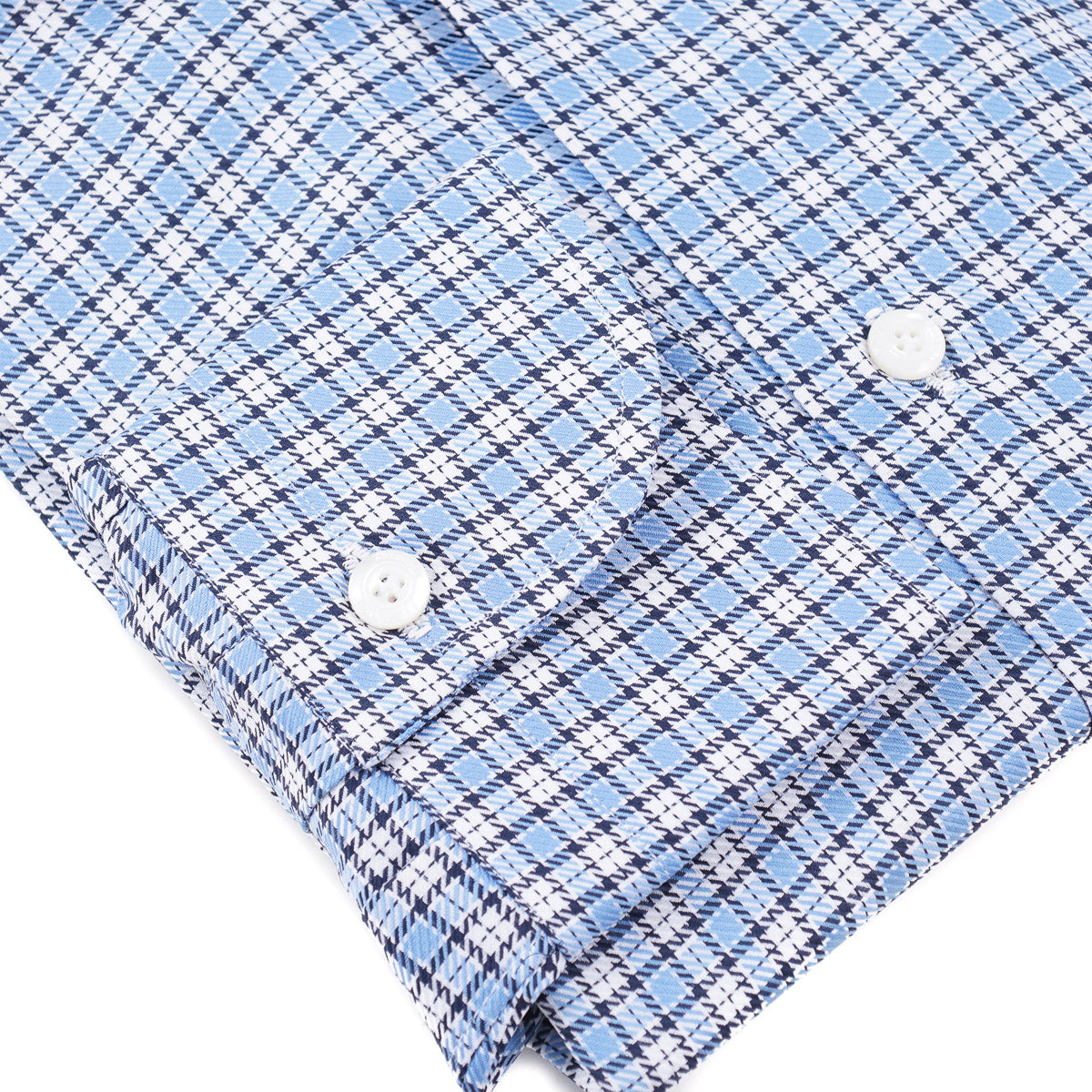 Finamore Woven Check Cotton Shirt - Top Shelf Apparel