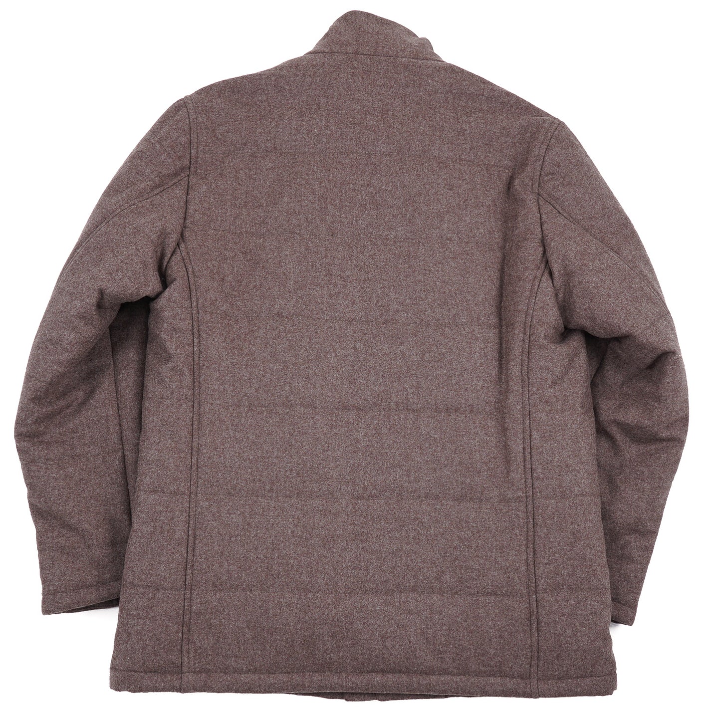 Rifugio Quilted Flannel Wool Coat with Leather Details - Top Shelf Apparel