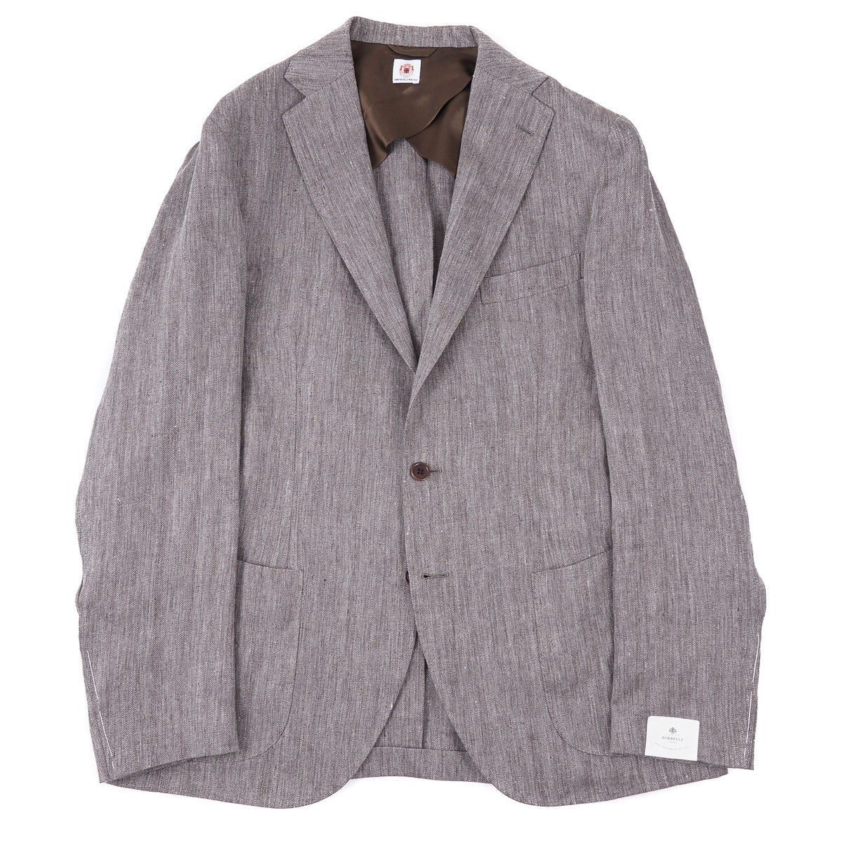 Luigi Borrelli Herringbone Linen Sport Coat - Top Shelf Apparel