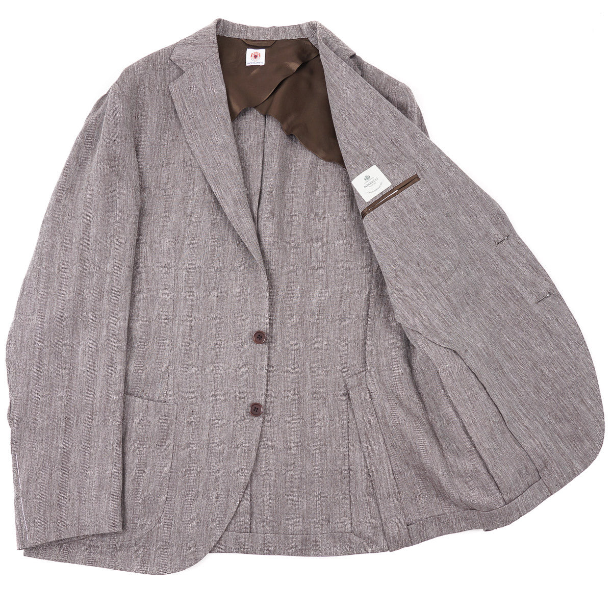 Luigi Borrelli Herringbone Linen Sport Coat - Top Shelf Apparel
