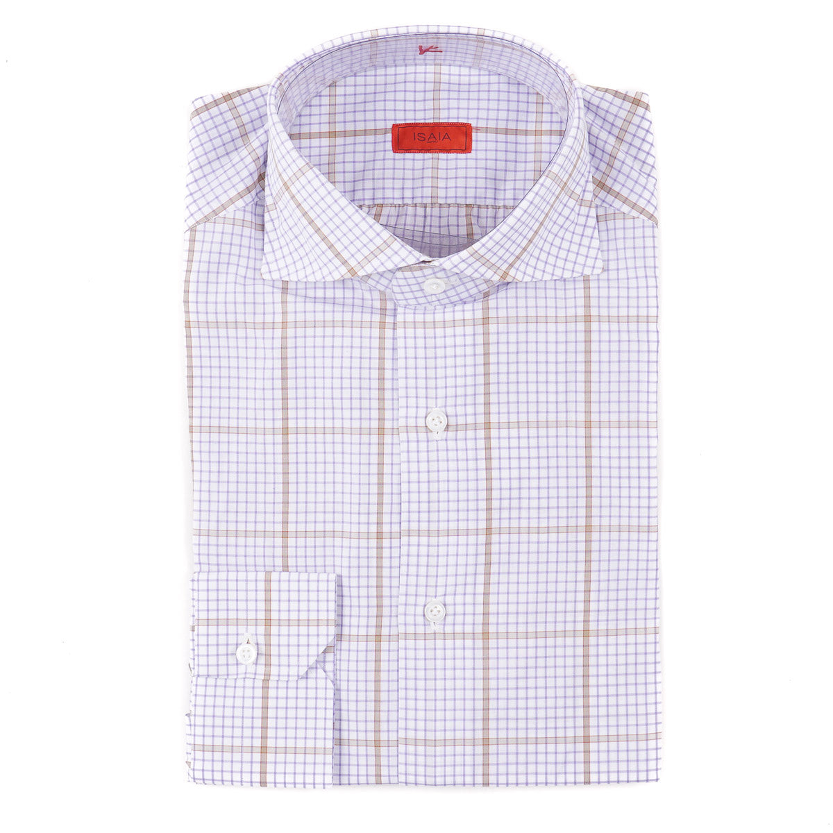 Isaia Tailored-Fit 'Mix' Cotton Shirt - Top Shelf Apparel
