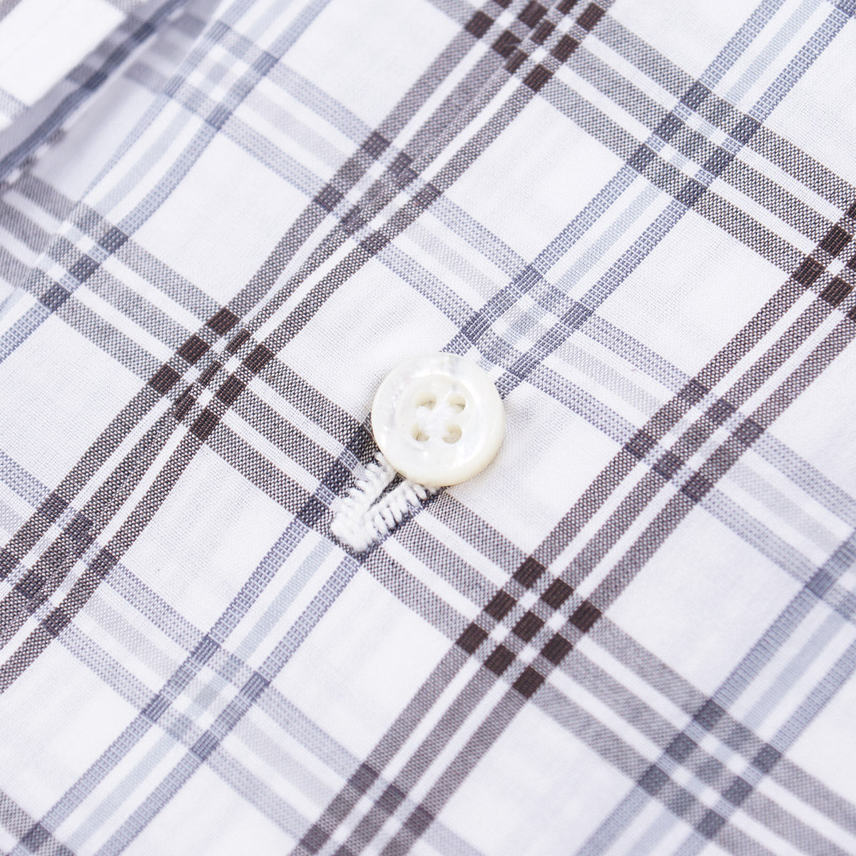 Isaia Tailored-Fit 'Mix' Cotton Shirt - Top Shelf Apparel