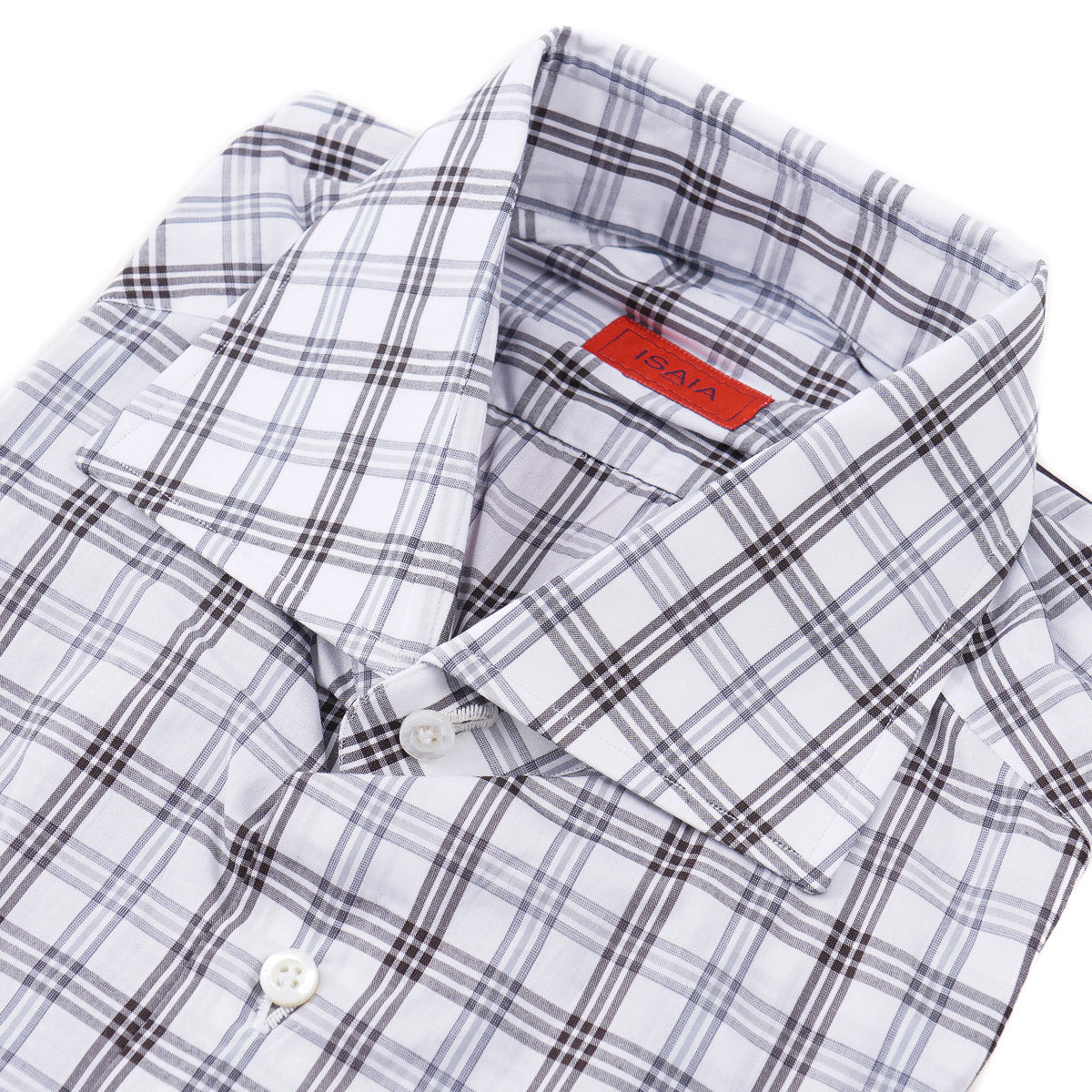 Isaia Tailored-Fit 'Mix' Cotton Shirt - Top Shelf Apparel