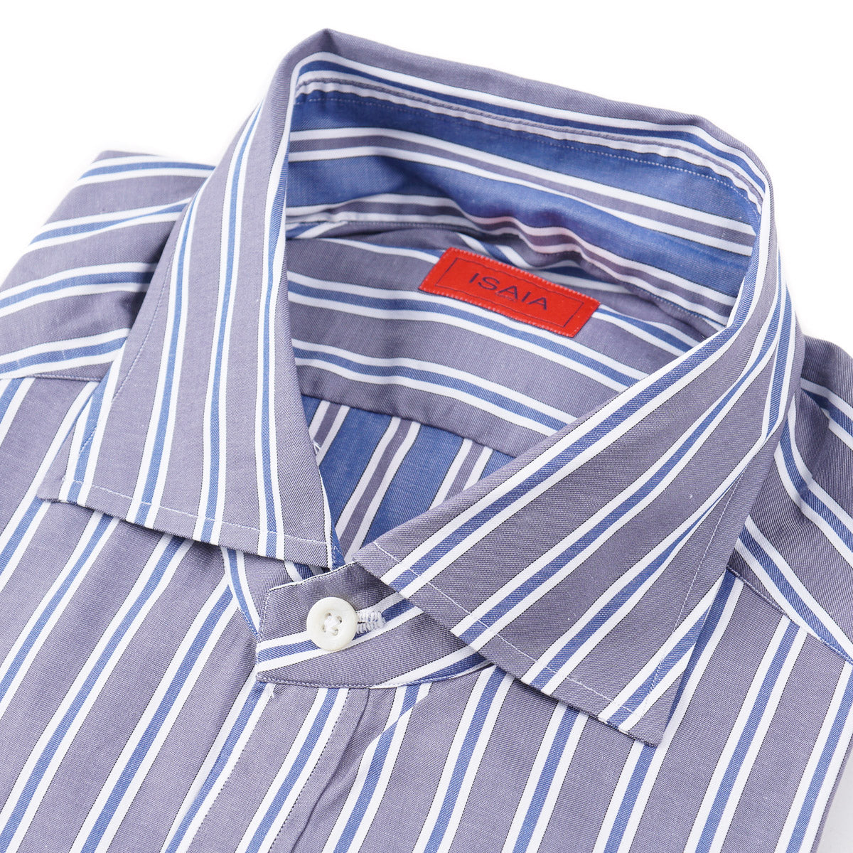 Isaia Tailored-Fit 'Mix' Cotton Shirt - Top Shelf Apparel