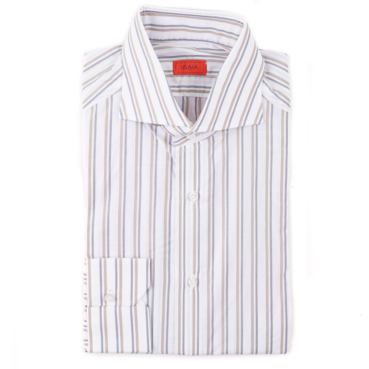 Isaia Tailored-Fit 'Mix' Cotton Shirt - Top Shelf Apparel