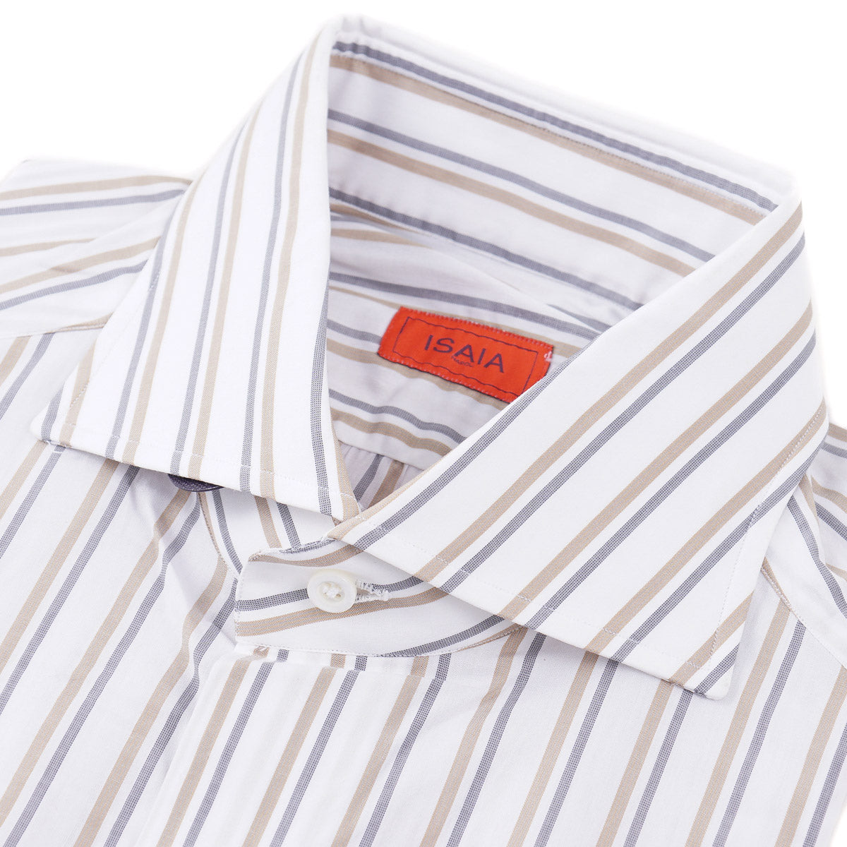 Isaia Tailored-Fit 'Mix' Cotton Shirt - Top Shelf Apparel