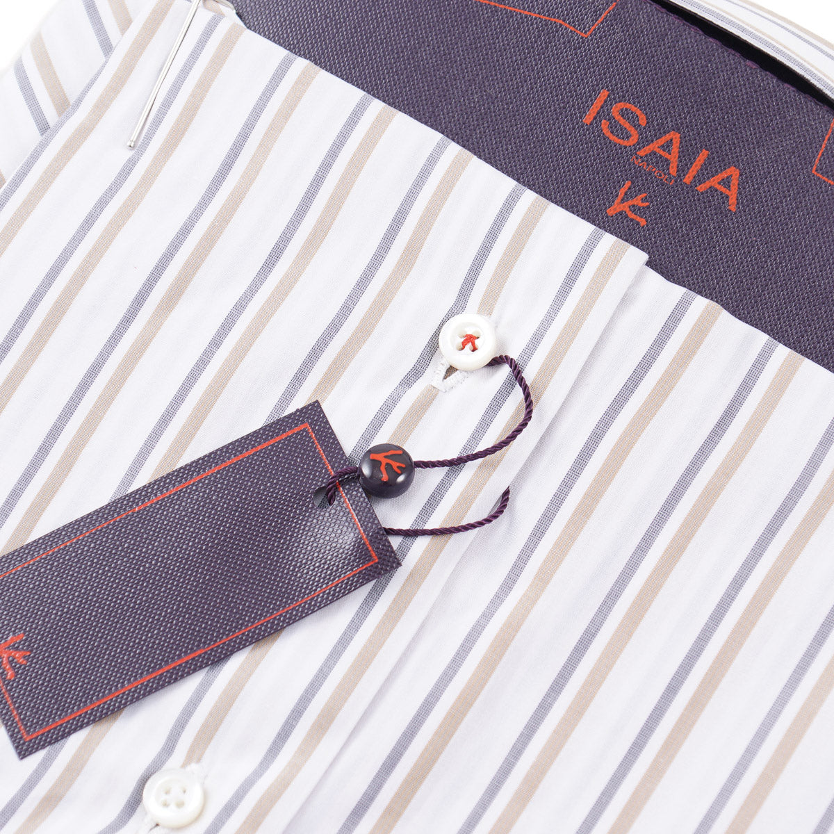 Isaia Tailored-Fit 'Mix' Cotton Shirt - Top Shelf Apparel