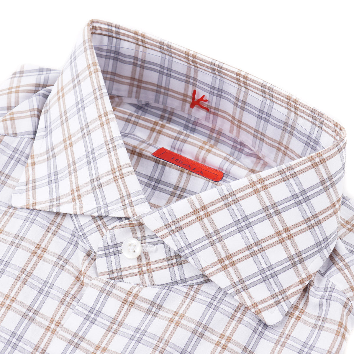 Isaia Tailored-Fit 'Mix' Cotton Shirt - Top Shelf Apparel