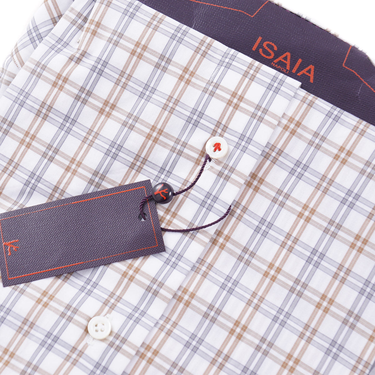 Isaia Tailored-Fit 'Mix' Cotton Shirt - Top Shelf Apparel