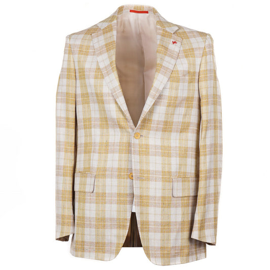 Isaia Woven Silk-Linen-Wool Sport Coat - Top Shelf Apparel