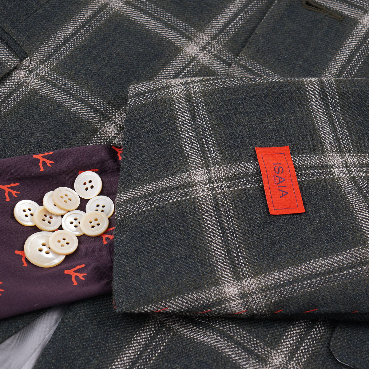 Isaia Woven Silk-Linen-Wool Sport Coat - Top Shelf Apparel