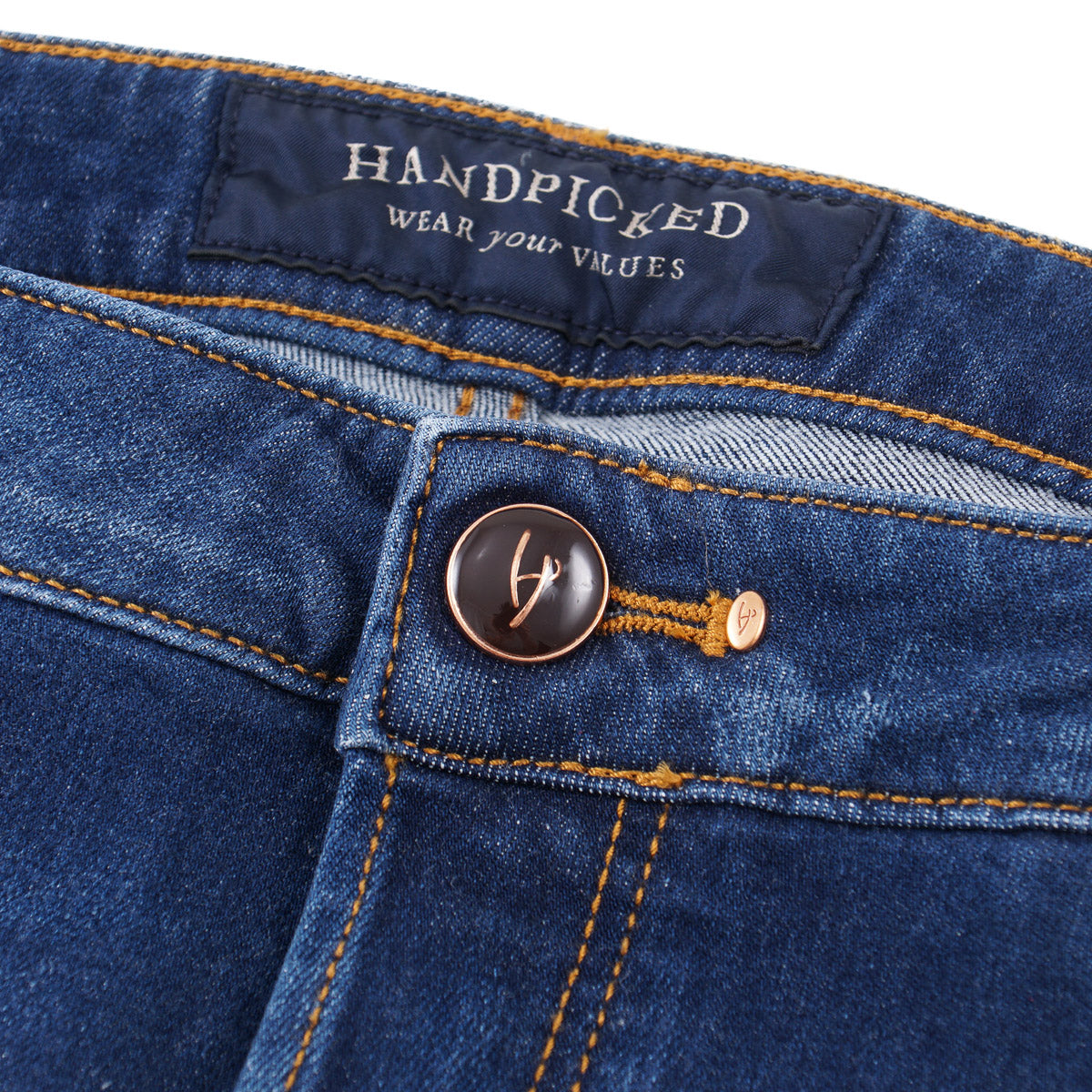 Handpicked 'Orvieto' Slim-Fit Denim Jeans