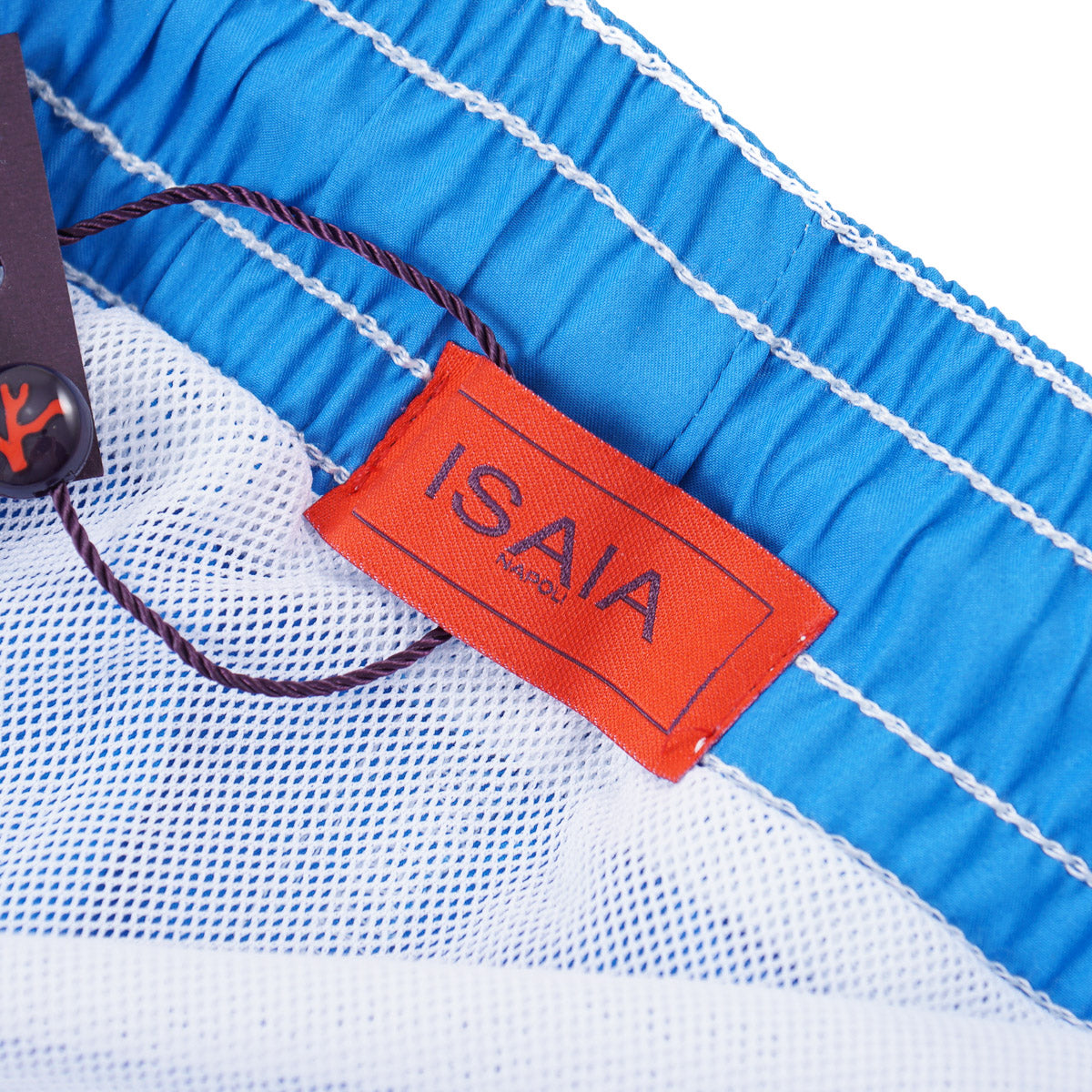 Isaia Swim Trunks with Drawstring Waist - Top Shelf Apparel