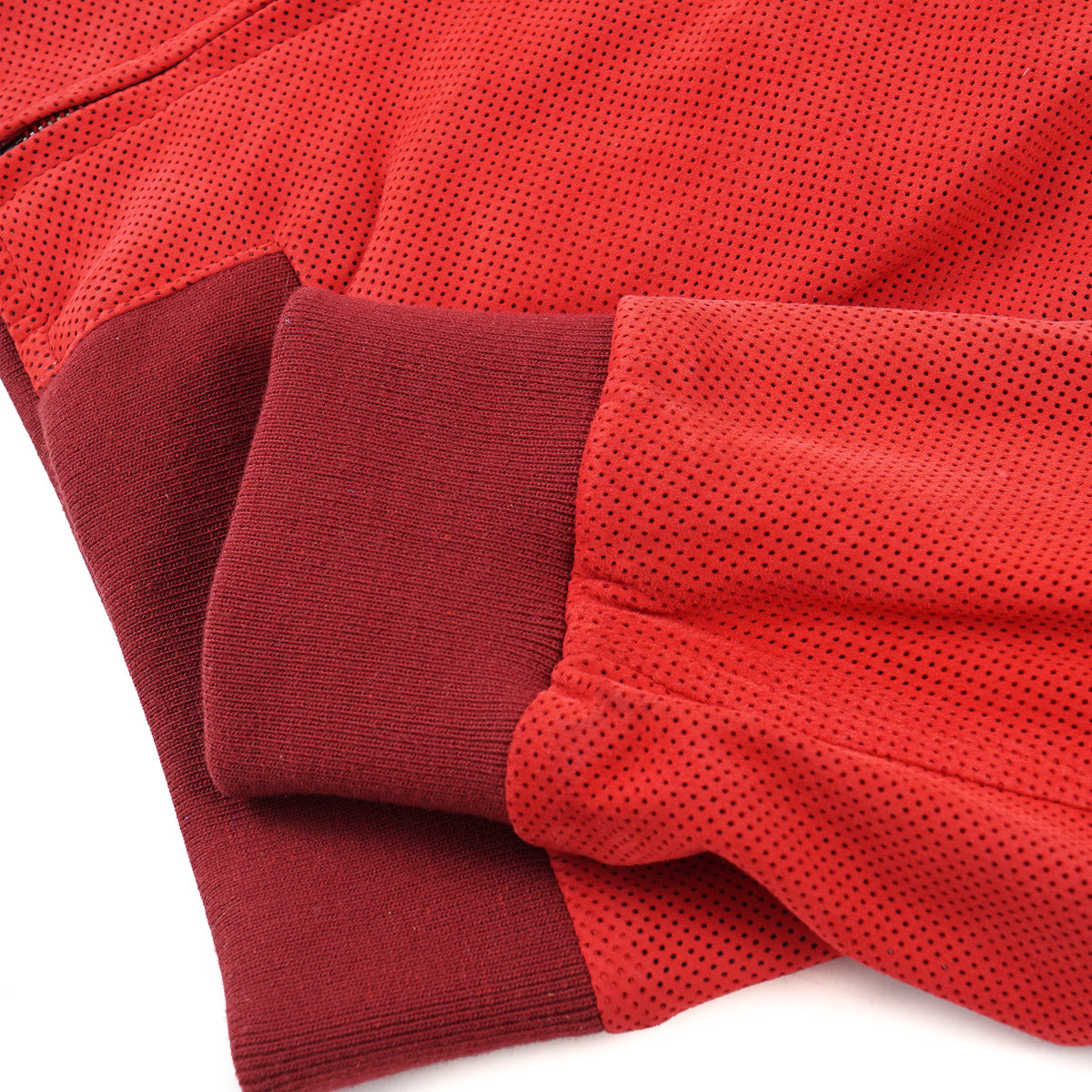 Isaia Perforated Lambskin Suede Jacket - Top Shelf Apparel