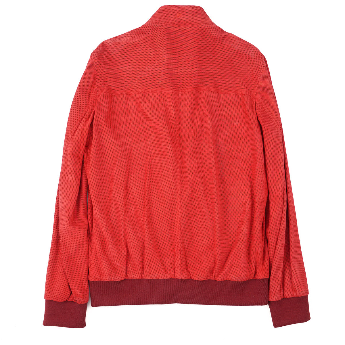 Isaia Perforated Lambskin Suede Jacket - Top Shelf Apparel