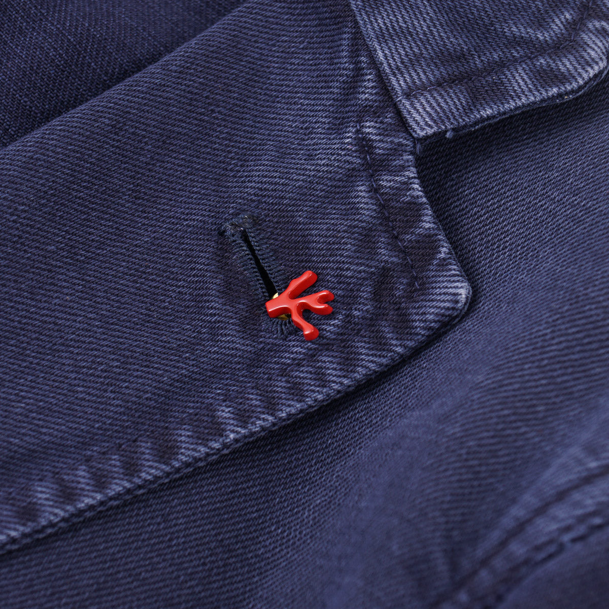 Isaia Garment-Dyed Denim Blazer - Top Shelf Apparel