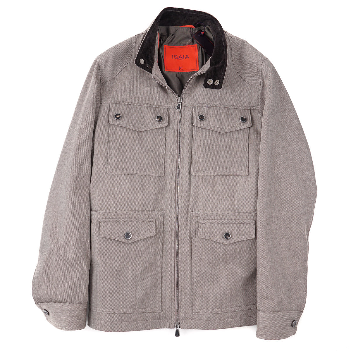 Isaia Twill Wool Field Jacket - Top Shelf Apparel