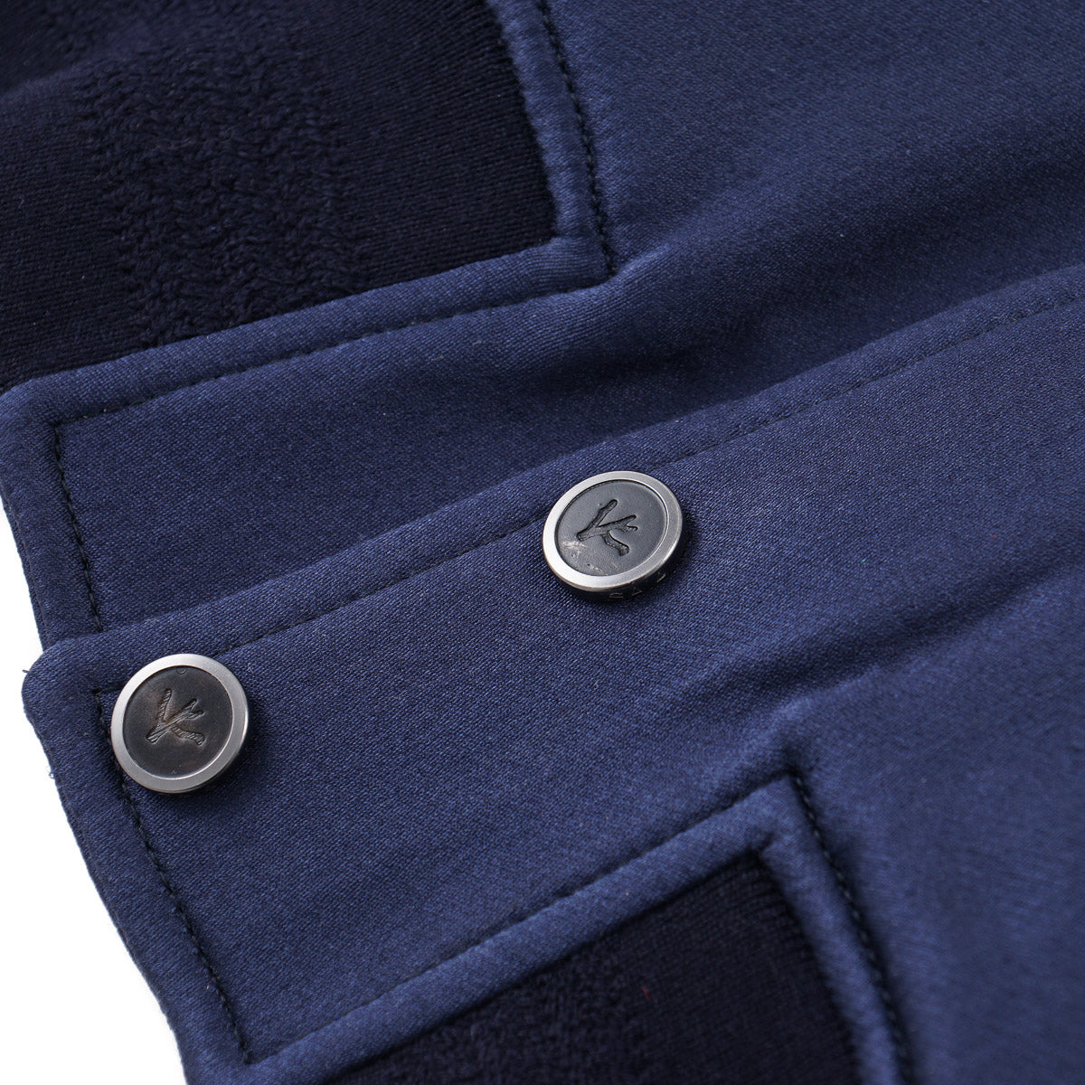 Isaia Satin Wool-Silk Varsity Jacket - Top Shelf Apparel