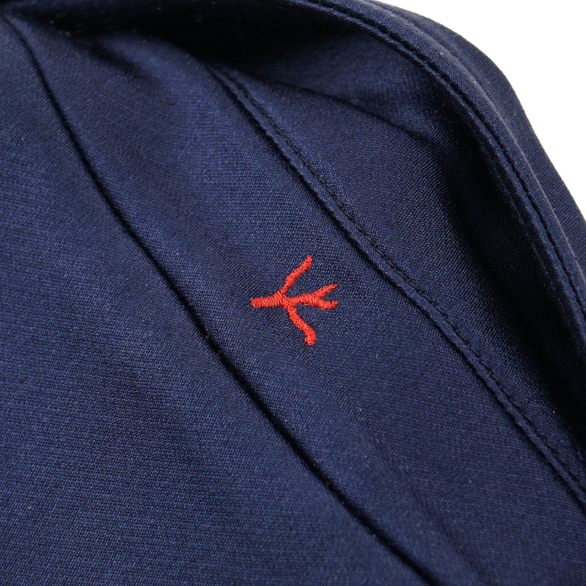 Isaia Satin Wool-Silk Varsity Jacket - Top Shelf Apparel