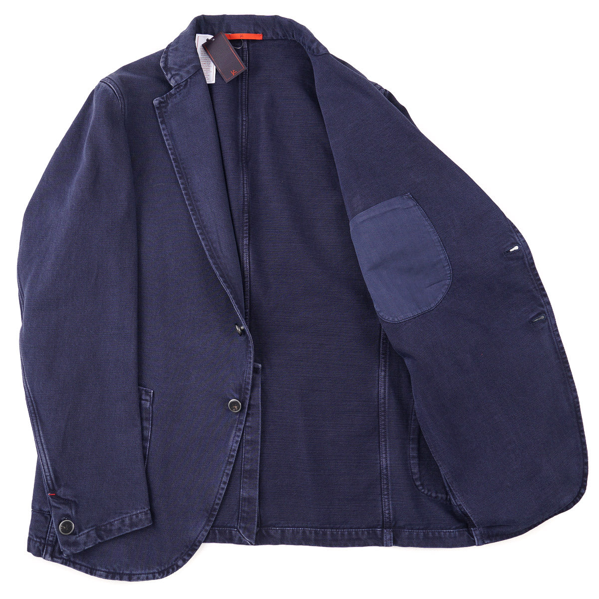 Isaia Garment-Dyed Denim Blazer - Top Shelf Apparel