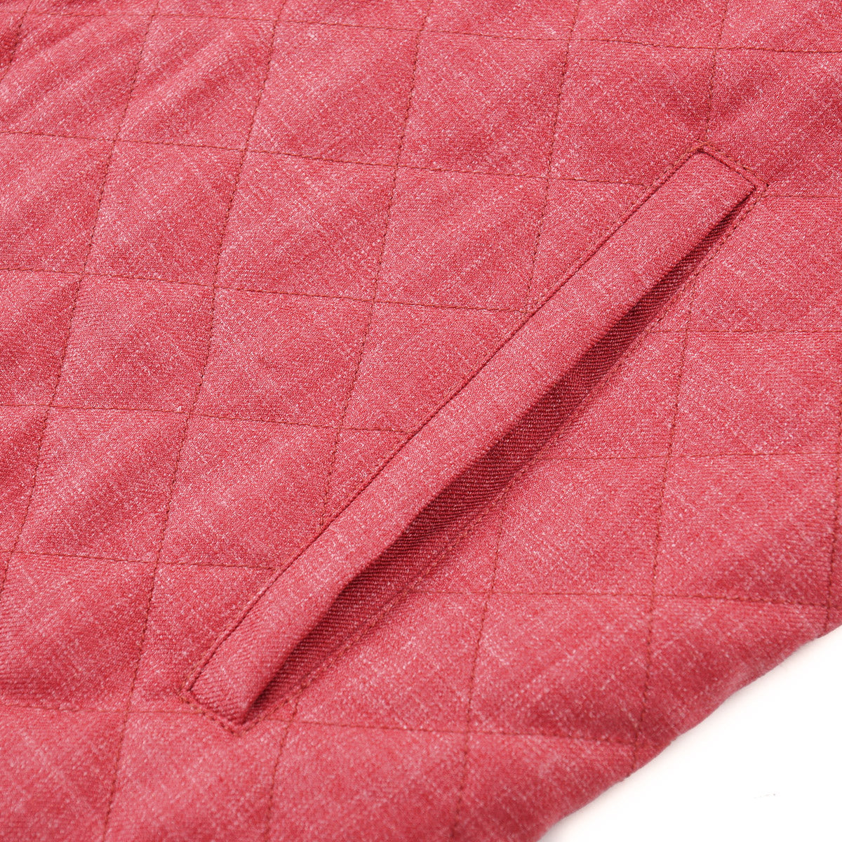 Isaia Quilted Wool-Silk-Linen Vest - Top Shelf Apparel