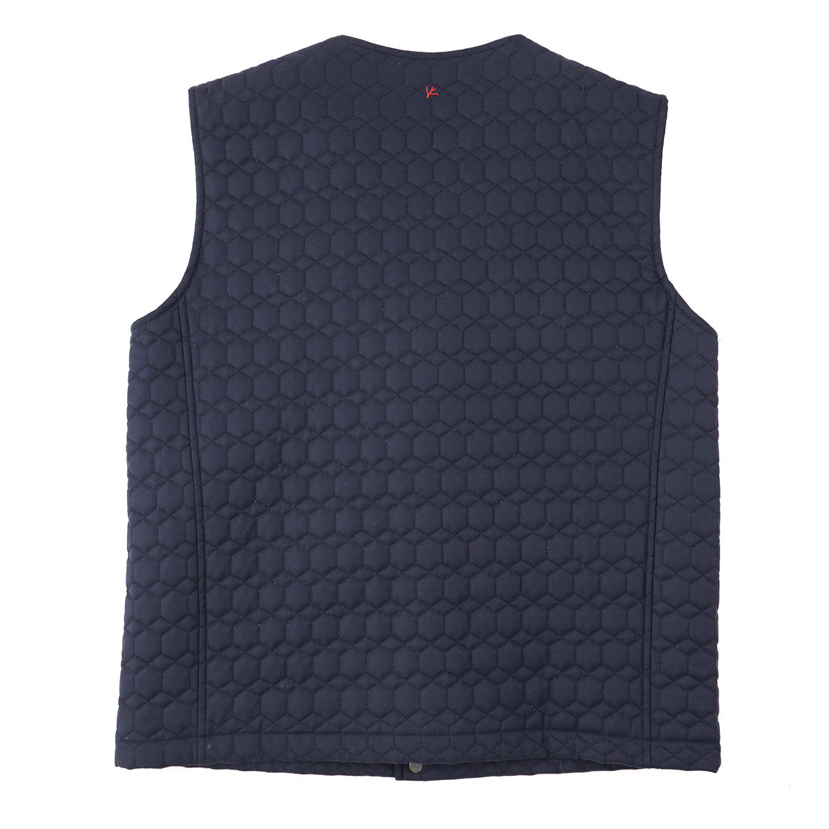 Isaia Geometric Quilted Padded Wool Vest - Top Shelf Apparel