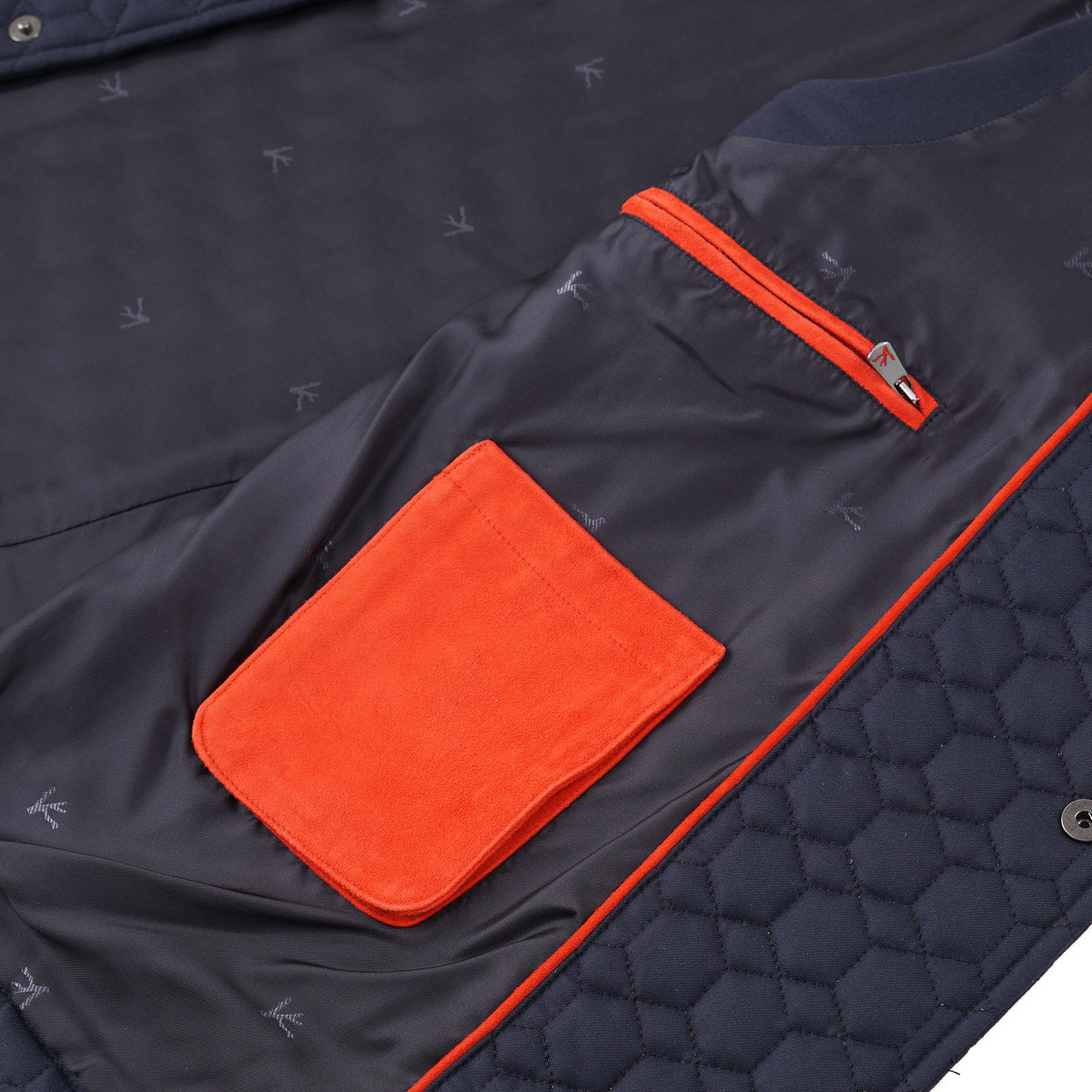 Isaia Geometric Quilted Padded Wool Vest - Top Shelf Apparel