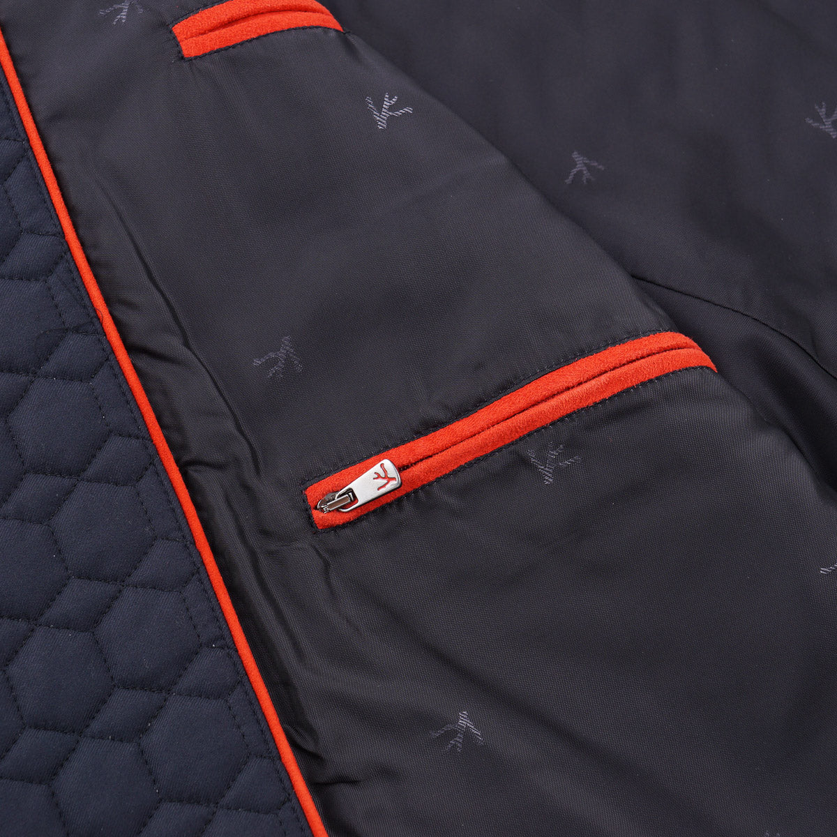 Isaia Geometric Quilted Padded Wool Vest - Top Shelf Apparel