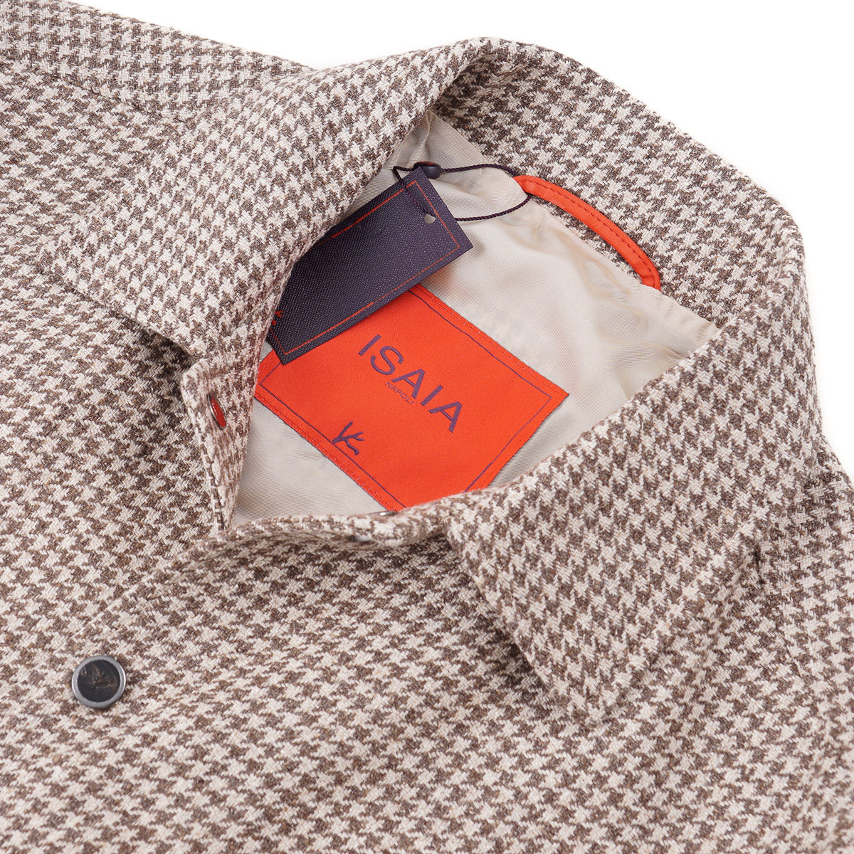 Isaia Wool-Silk-Linen Varsity Jacket - Top Shelf Apparel